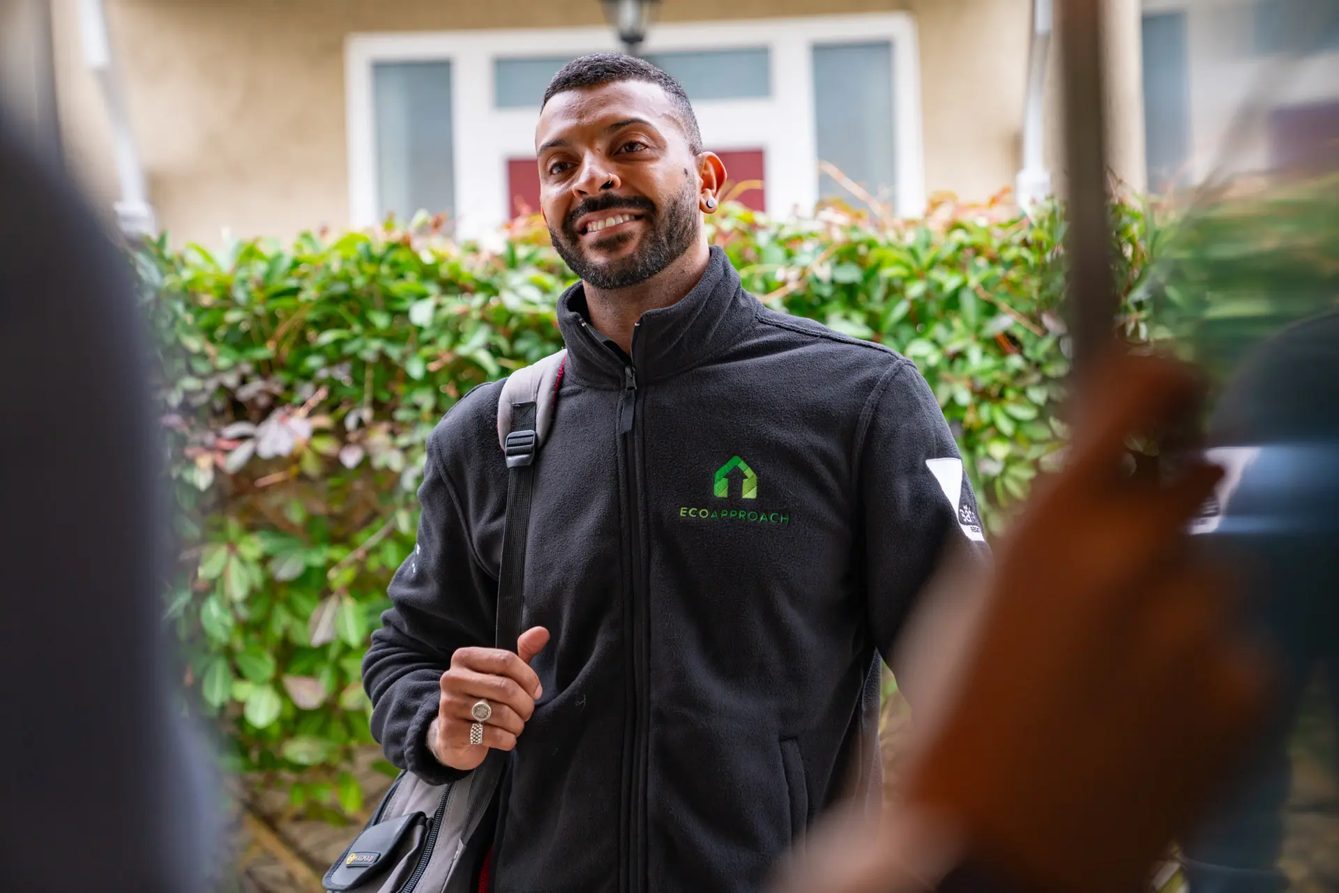 An Eco Approach assessor arriving at a property